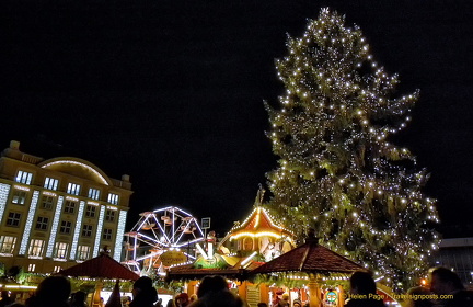 Dresden Altmarkt Christmas tree